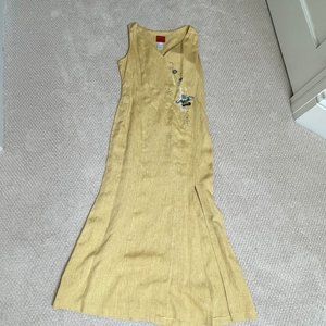 KENZO Jungle Sleeveless Embroidered Detail Dress